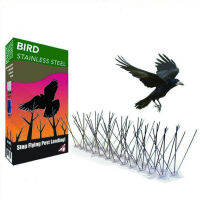 3หนาม50ซม. เครื่องไล่นกสแตนเลส Pigeon Repellent เล็บ Anti-Bird Anti-Dove Spikes Pest Control Orchard Bird Catcher