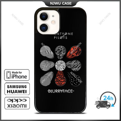 Twenty 1Pilots Blurryface Phone Case for iPhone 14 Pro Max / iPhone 13 Pro Max / iPhone 12 Pro Max / XS Max / Samsung Galaxy Note 10 Plus / S22 Ultra / S21 Plus Anti-fall Protective Case Cover
