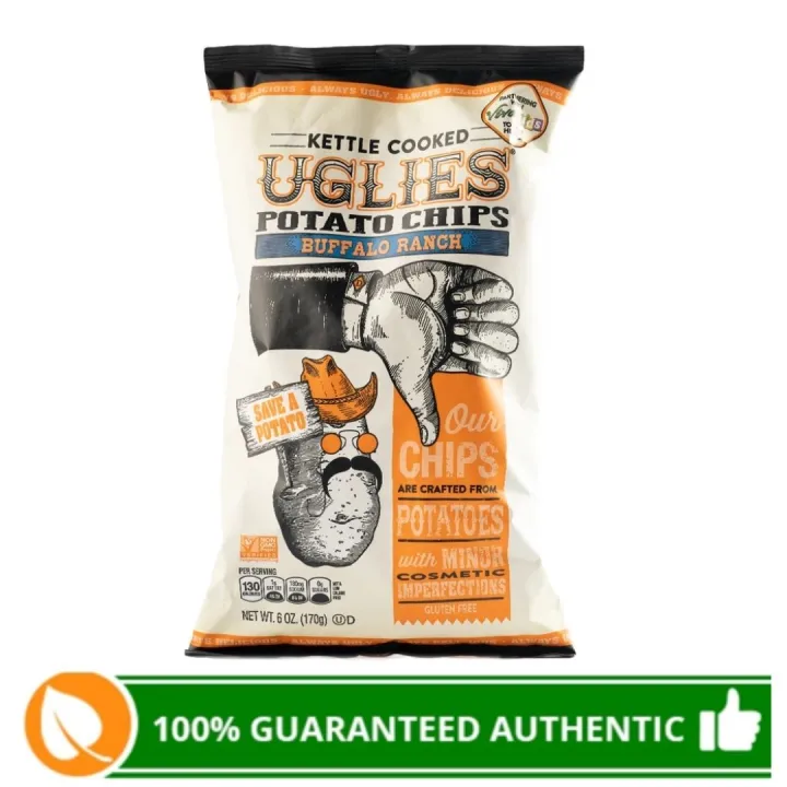 Uglies Buffalo Ranch Kettle Cooked Potato Chips 170g | Lazada PH