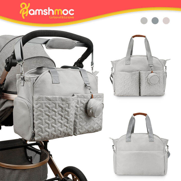 hamshmoc-กระเป๋าเก็บความกระเป๋าใส่ผ้าอ้อมเด็กความจุมากเคสจุกนมปลอมขวดแม่สำหรับกระเป๋าฉนวน-penyimpanan-susu-กระเป๋าท่องเที่ยวกลางแจ้ง