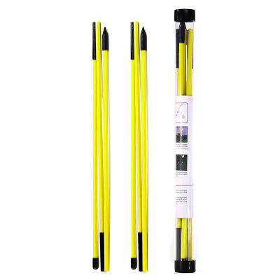 guliang630976 2pcs Golf Direction INDICATOR Stick แบบพกพาสามพับกอล์ฟการฝึกอบรม sticks