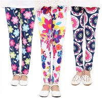 NNJXD Baby Girls Leggings Children Cotton Trousers 3-8 Years For Girls Clothes Kids Trousers Printed Flower Children Leggings