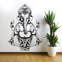 55X77CM Vinyl Wall Sticker Art Decor Wall Decal Ganesh Buddha Elephant Om Yoga Hindu Mandala