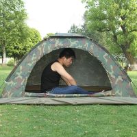 [COD] Camping tent wholesale outdoor field double 3-4 people single camouflage soldier anti-mosquito sunscreen