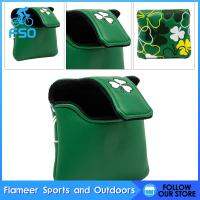 Flameer เคสปลอกหุ้มพัตเตอร์ไม้กอล์ฟสแควร์ที่คลุมหัวเพลากลาง