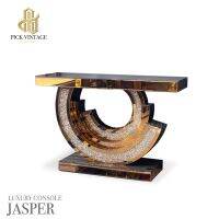 JASPER LUXURY CONSOLE โต๊ะคอนโซลกระจก รุ่น แจสเปอร์