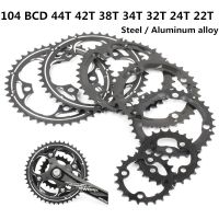 【CW】 Round Chainring MTB Mountain bike bicycle 22T 24T 32T 34T 38T 42T 44T crankset steel aluminum alloy Tooth plate Parts