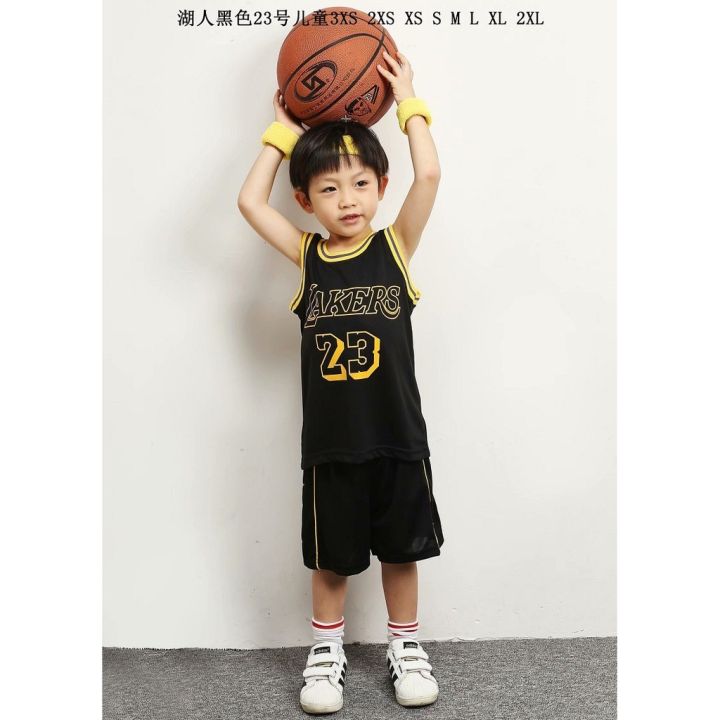 nba-los-angeles-lakers-no-23-lebron-james-kids-basketball-jersey-suit-sets