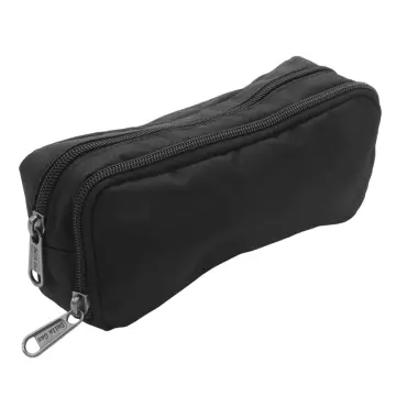 Simple Black White Pencil Case Office Stationery Storage Bag