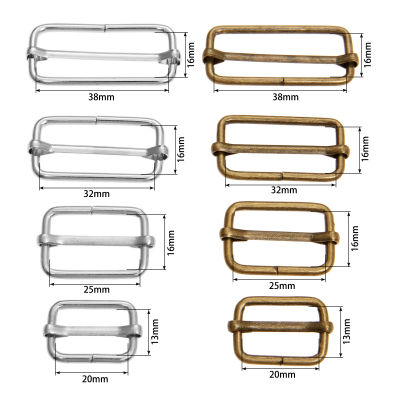 20 ชิ้น/ล็อตโลหะสแควร์แหวนหัวเข็มขัดสายคล้อง Slider Adjuster สำหรับกระเป๋าเสื้อผ้าหนังอุปกรณ์เสริม DIY เย็บปักถักร้อย-JieLOE