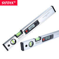 Syntek ค้นหามุมดิจิตอลระดับ360องศาช่วงวิญญาณระดับตรง Inclinometer โดยไม่ต้องแม่เหล็กไม้โปรแทรกเตอร์ไม้บรรทัด CE SGS