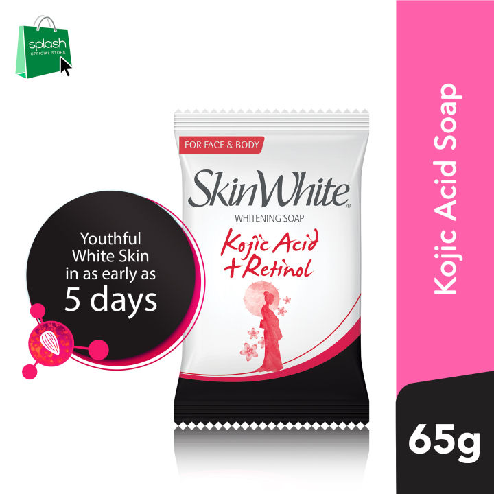 Skinwhite Whitening Face And Body Bar Soap Kojic Acid Retinol G