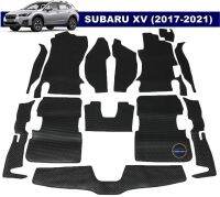 ยางปูพื้นรถยนต์ SUBARU XV (ปี2017-21) แบบกระดุมเม็ดเล็กpvc สีดำ เต็มคัน