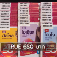 ซิมเติมเงิน เครือข่าย True Move650 (Set4) ยังไม่ลงทะเบียน