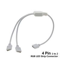 4pin ฮับ5pin 1ถึง3/1ถึง2 RGB RGBW ตัวเชื่อมต่อแถบไฟ LED