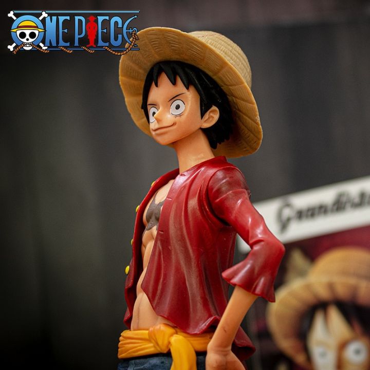 hot-28cm-one-piece-anime-figure-confident-smiley-luffy-three-form-face-changing-doll-action-figurine-model-toys-kits