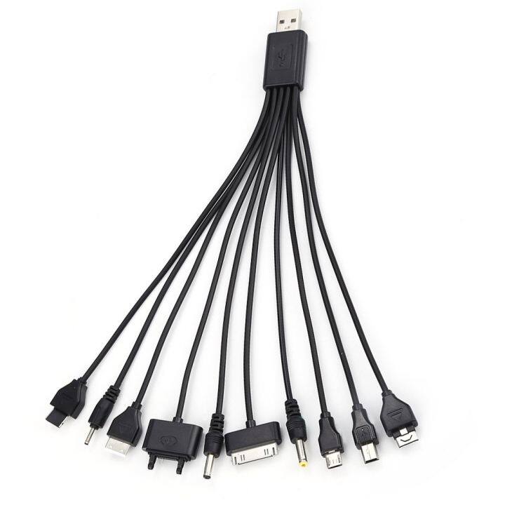 chaunceybi-10-in-1เครื่องชาร์จ-usb-โทรศัพท์ข้อมูลอะแดปเตอร์สายเคเบิลสายชาร์จสำหรับซัมซุง