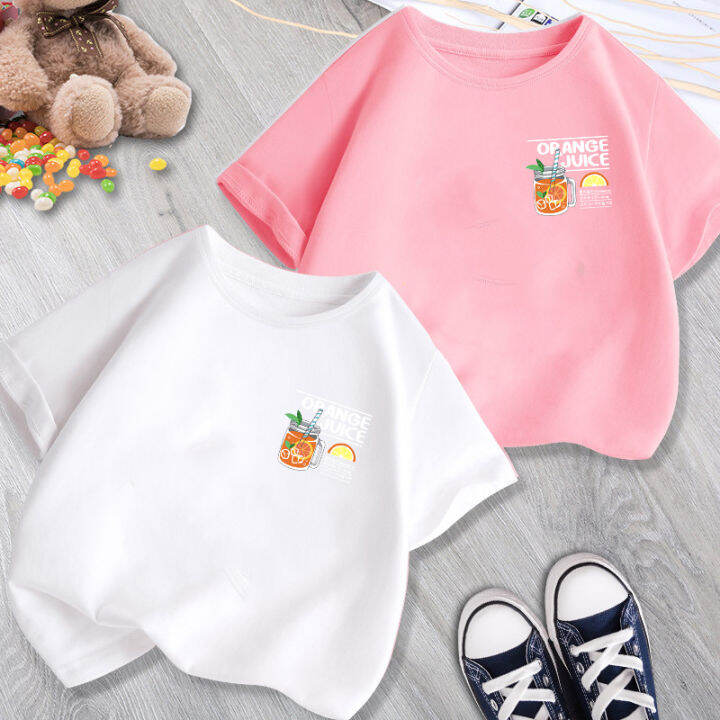 เสื้อยืดแขนสั่งเด็ก-ผ้านุ่นใส่สบายทั้งเด็กชายกับเด็กหญิงh06b