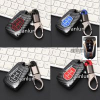 【พร้อมส่ง】เคสกุญแจรีโมตรถยนต์ คาร์บอนไฟเบอร์ 3 ปุ่ม สําหรับ Isuzu x series dmax 2020