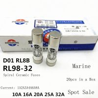 2022 ☆ D01 RL8B-32 Marine ฟิวส์ RL98-16A 20A 25A 32A ฟิวส์10X38หลอดประกัน