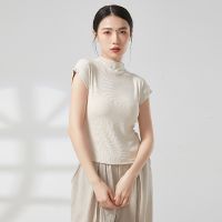 【YD】 Adult Mock Neck Belly Short Sleeve T Shirt Top Costume for Dancing Dancer Clothing