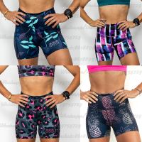 TRES PINAS Women Racing Yoga Shorts Spodenki Damskie Legging Fitness Pants Running Elastic Femme Biker Shorts Deportivo Mujer