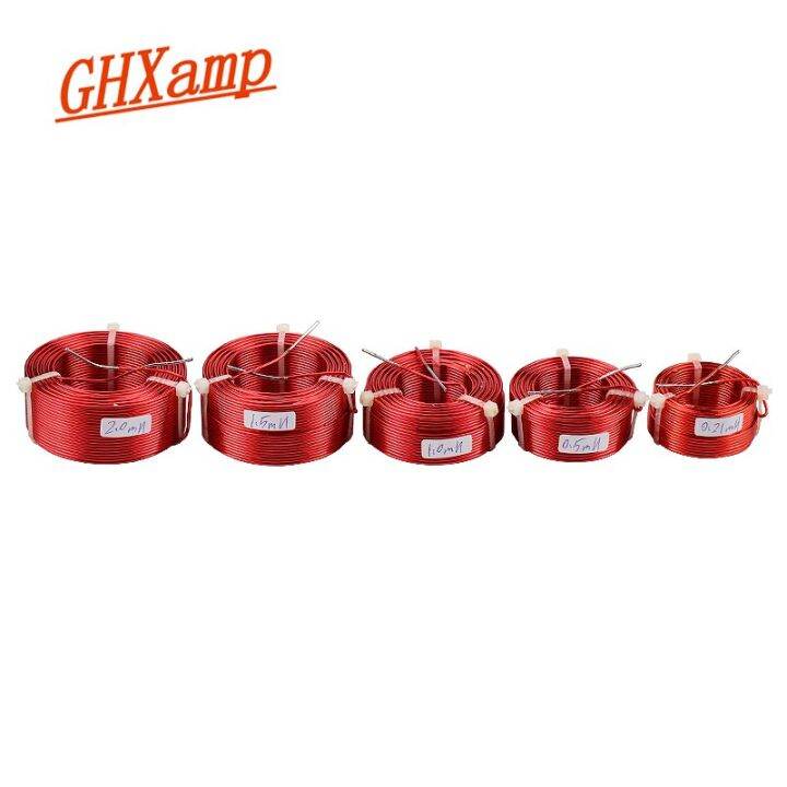 ghxamp-1pcs-1-2mm-speaker-crossover-inductor-coil-oxygen-free-copper-frequency-divider-coil-inductance-0-21mh-0-5mh-1-0mh-1-5mh