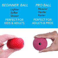 ing Reflex Ball Set 3ระดับความยากมวยลูกพร้อมแถบคาดศีรษะปรับได้สำหรับการเจาะความเร็วปฏิกิริยาการฝึกอบรมความคล่องตัว