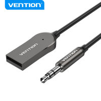 Vention 3.5มิลลิเมตรแจ็คเสียงบลูทูธ5.0รับอะแดปเตอร์สำหรับรถ3.5มิลลิเมตรแจ็ค Aux USB บลูทูธรับไร้สายเสียงเพลงบลูทูธส่งสัญญาณ