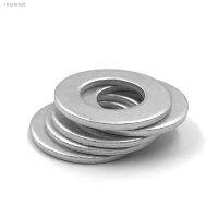 ℡ 30/50/100pcs Aluminum Flat Gasket Washer Ultra Thin Plain Gasket Set Metal Ring Seal M4 M5 M6 M8 M10 M12 M14 M16 M18 M20 M22