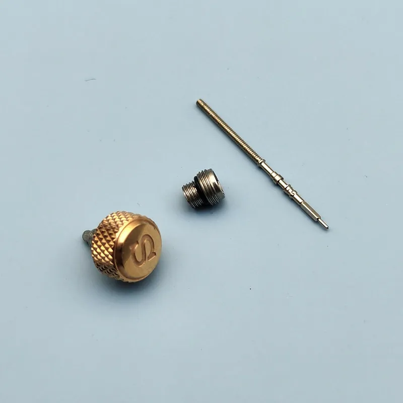 Knurled Watch Crown SKX007 SRPD Case Screw In Crown Engraved