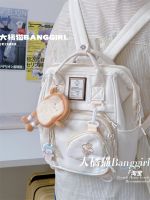 Uniqlo 2023 New Japanese female niche chic bag contracted girl of junior high school students canvas large capacity computer backpack what