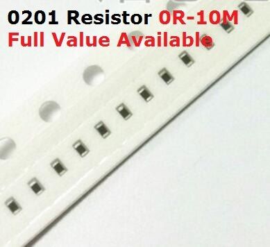 【☑Fast Delivery☑】 Vksadh 500ชิ้น/ล็อตชิป Smd 0201ตัวต้านทาน0r/1r/1.1r/1.2r/1.3r/ความต้านทาน5% 0/1/1.1/1.2/1.3/เครื่องต้านทานโอห์ม1r1 1r2 1r3 K Gratis Ongkir