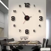 ZZOOI 3D DIY Wall Clocks Modern Living Room Acrylic Mirror Wall Stickers Quartz Needle Europe Horloge Home Decoration Reloj De Pared