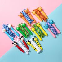 Kids Jump Rope Wood Handle Lovely Cartoon Skipping Rope Sport Bodybuilding Finess Jump Ropes