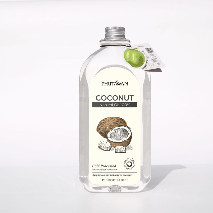 phutawan-ภูตะวัน-น้ำมันมะพร้าว-100-coconut-oil-1000ml