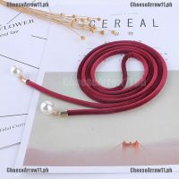 COD[cheese]Women Tassel Knot Belt Vintage Pearl Waist Rope Fringed Waistband