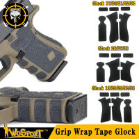 WoSporT Rubberized Grip Wrap Tape Glock สำหรับ Gen 1/2/3/4/5 Glock 17 20 21 22 33และ Glock 19 23 25 32 38และ Glock 26 27 33