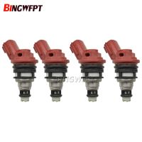 4Pcs 16600-53J03 A46-00หัวฉีดน้ำมันเชื้อเพลิงใหม่สำหรับ Nissan Altima Infiniti 3.0L Z32 SR20 Sentra 1991-1993 2.0L L4 16600-53J01