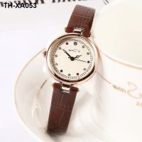 Womens watches niche light luxury womens models and exquisite waterproof retro casual rhinestone belt watch