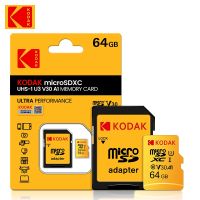 [HOT TALQQQWWEGE 583]Kodak การ์ด SD ขนาดเล็ก32GB 64GB 128GB คลาส256GB คลาส10 U3แฟลชการ์ดความจำ256GB 128GB การ์ดไมโคร TF สำหรับอะแดปเตอร์โทรศัพท์