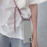 Transparent Air Bag Crossbody Lanyard Phone Case For Xiaomi Redmi Note 12 Pro Note 11 11s 8 8t 11 9 Pro Max 7 10C 9A 9T 9C Cover