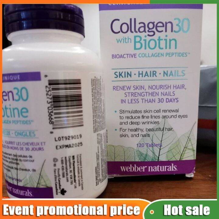 【Special price】 er Naturals Collagen 30 with Biotin (120 Tablets