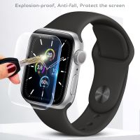 ZZOOI 9D Soft Hydrogel Film For Apple Watch 5 6 44mm 40mm Full Screen Protector For iWatch 5 Series Watch 7 45 Cover Protective Film