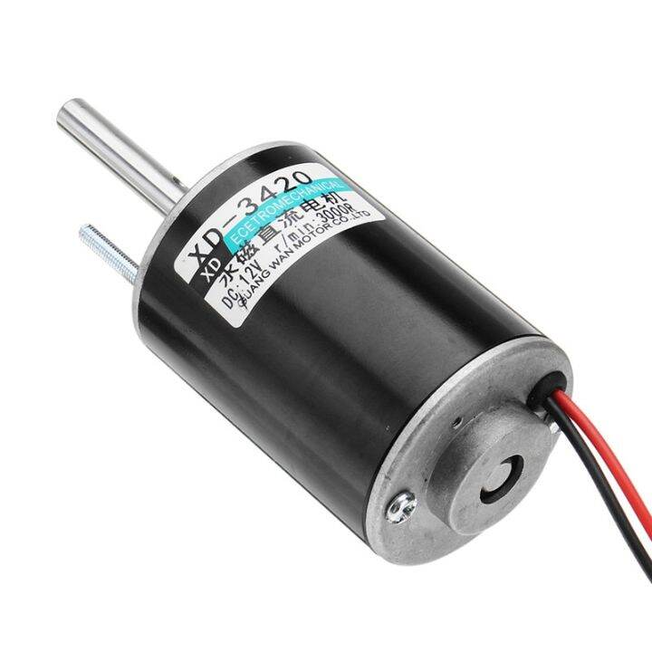 high-quality-chexiuhua-มอเตอร์-dc-แม่เหล็กถาวรความเร็วสูง12v-3500รอบต่อนาทีมอเตอร์ท่อเหล็ก30w-ควบคุมความเร็วมอเตอร์ขนาดเล็ก24v-7000รอบต่อนาทีมอเตอร์-dc