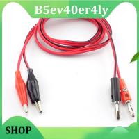 B5ev40er4ly SHOP B5ev40er4ly SHOP 1 Pair Alligator Clip to AV 4mm Banana Plug Electrical Clamp Test Cable Lead Connectors for Multimeter Test Leads