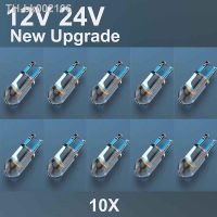 ۩ 10X Newest W5W Led T10 Car Light COB Glass 6000K White Auto Automobiles License Plate Lamp Dome Read DRL Bulb Style 12V