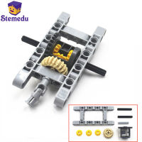 MOC Blocks Technical Parts Differential Gear Kit (Gears,Pins,Axles, Connectors) Chassis Part Compatible nds For 62821