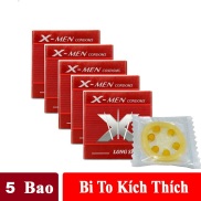 COMBO 5 CHIẾC Bao Cao Su men Đầu Bi Có Gai - CHE TÊN SP KHI GIAO HÀNG