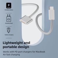 สายที่ชาร์จเร็ว PD140W ชาร์จ Type-C ตัวผู้กับ Magsafe 3สายรับส่งข้อมูลสำหรับ MacBook Air/Pro 2